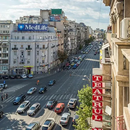 Bucharest's Top View Central Studio * Bukareszt